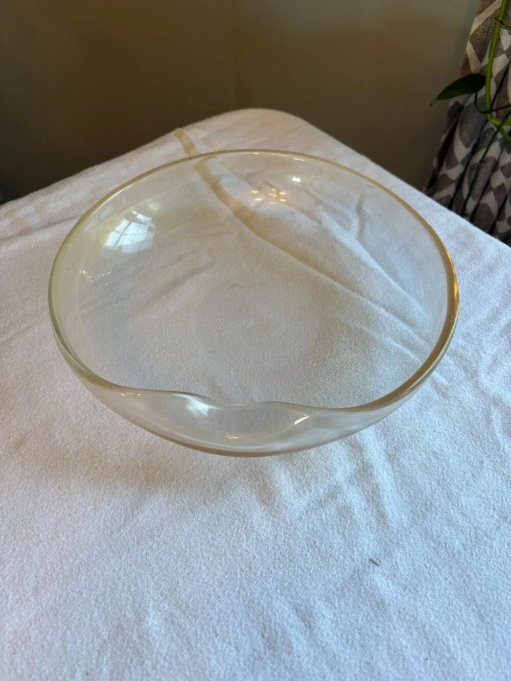 Elsa Peretti Thumbprint bowl with gold flecks created by Seguso Archimedes - Picture 2 of 6